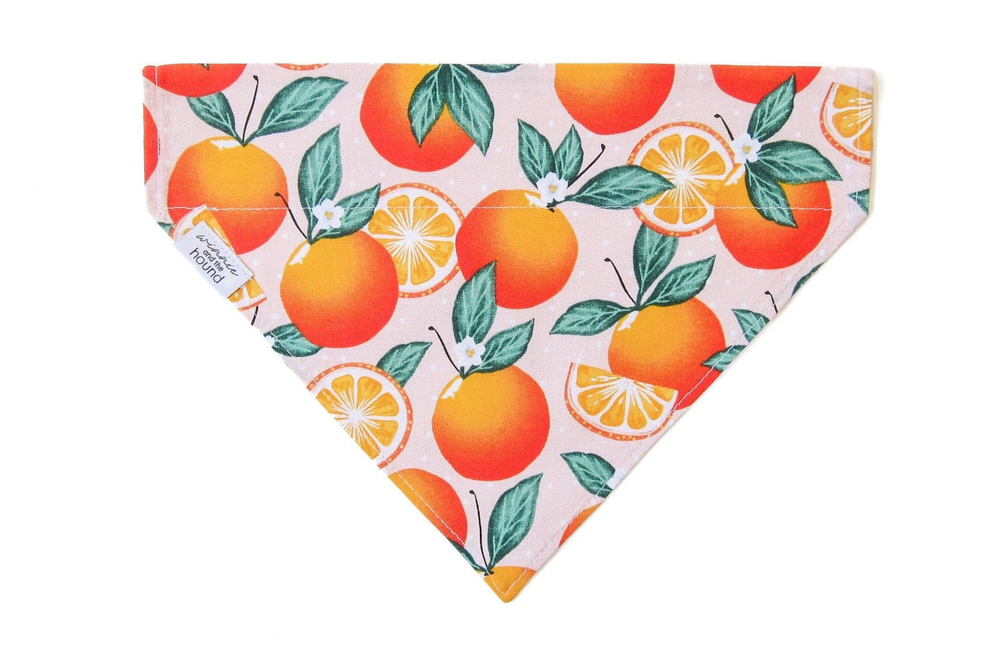 Summer Citrus Over the Collar Dog Bandana