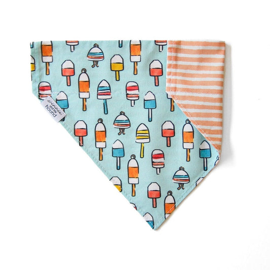 Nautical Blue Buoys Over the Collar Dog Bandana