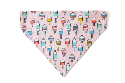 Nautical Pink Buoys Over the Collar Dog Bandana