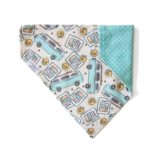 Retro Surf Vans Over the Collar Dog Bandana