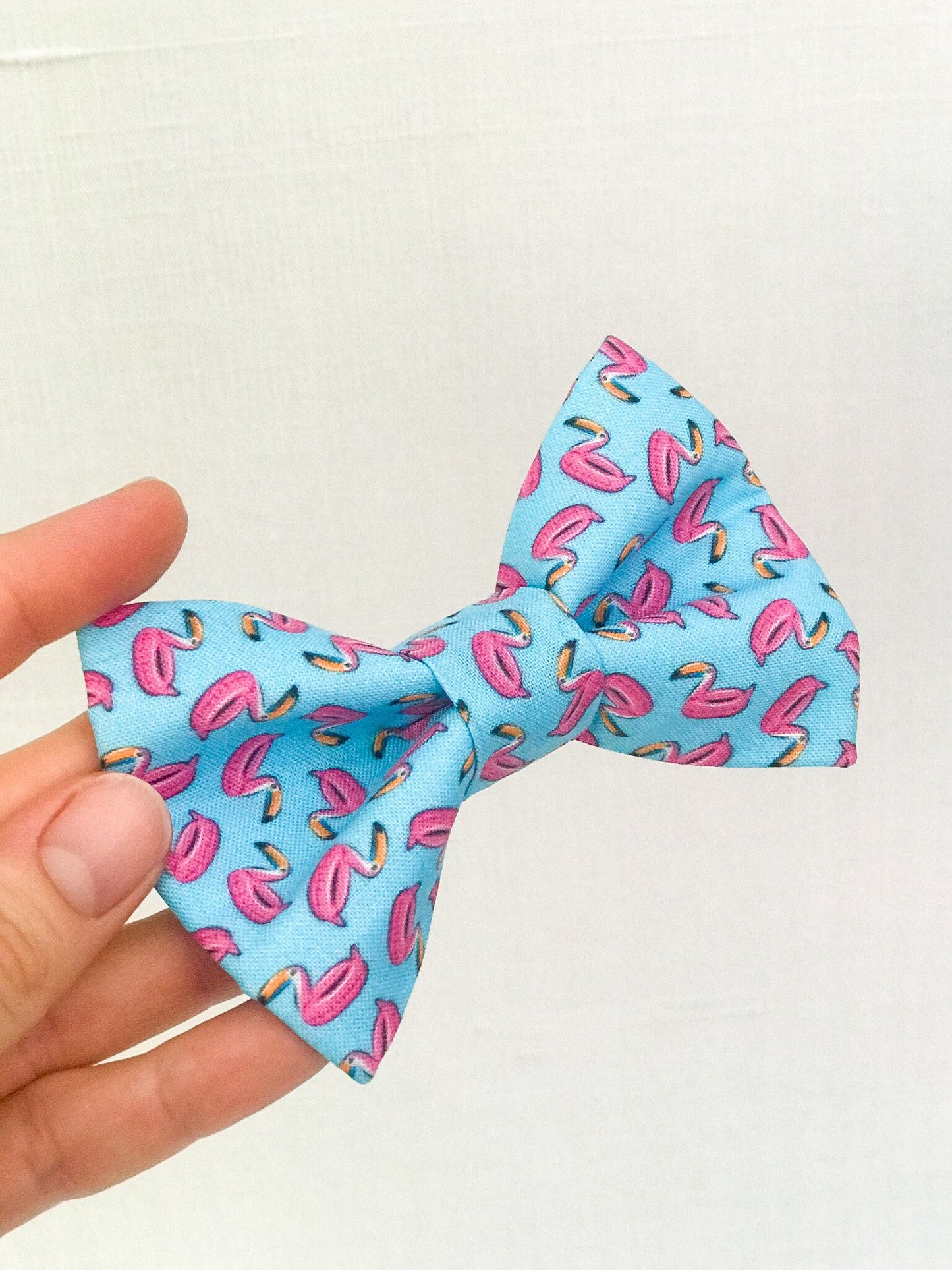 Toucan Pool Float Dog Bow Tie