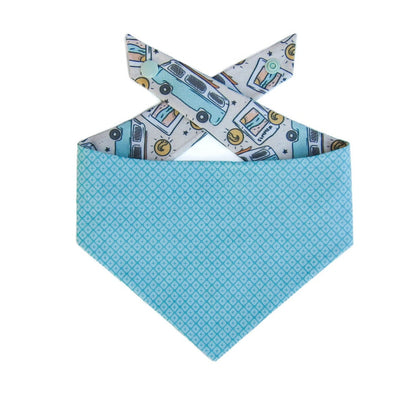 Retro Surf Vans Tie On Dog Bandana