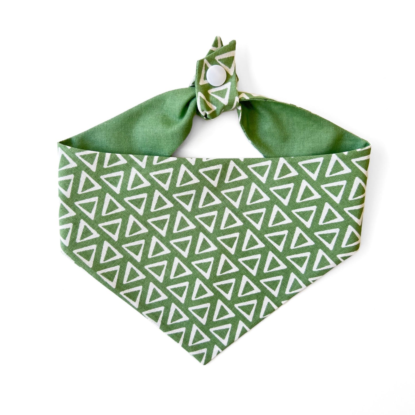 Boho Triangles Tie On Dog Bandana