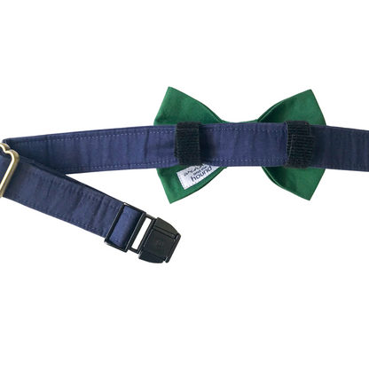 Dark Green Dog Bow Tie